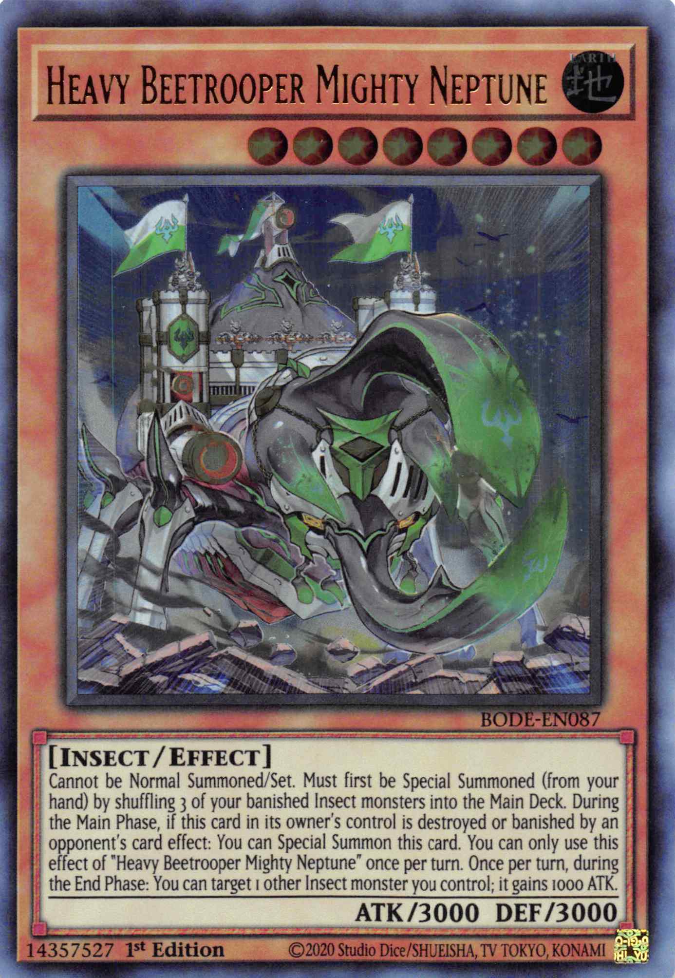 Heavy Beetrooper Mighty Neptune [BODE-EN087] Ultra Rare | Anubis Games and Hobby