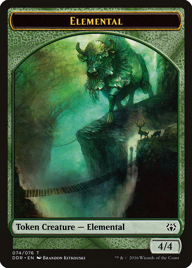 Elemental Token [Duel Decks: Nissa vs. Ob Nixilis] | Anubis Games and Hobby