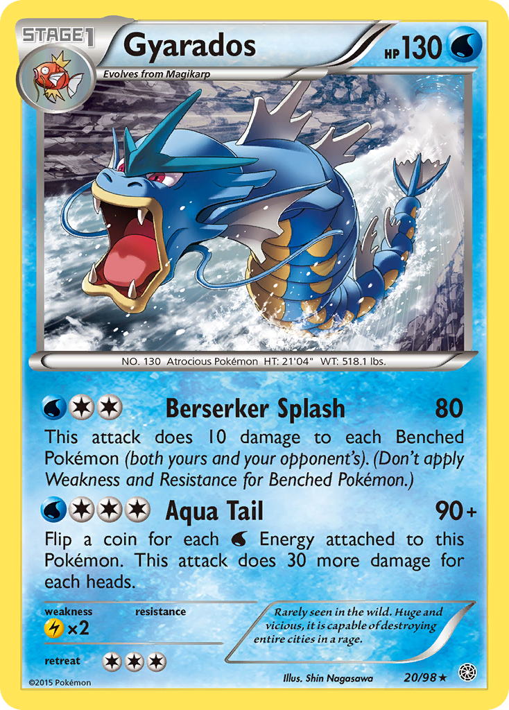 Gyarados (20/98) [XY: Ancient Origins] | Anubis Games and Hobby