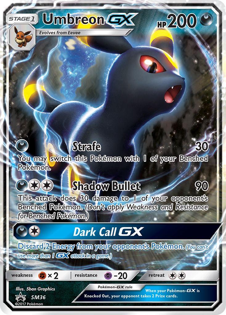 Umbreon GX (SM36) [Sun & Moon: Black Star Promos] | Anubis Games and Hobby