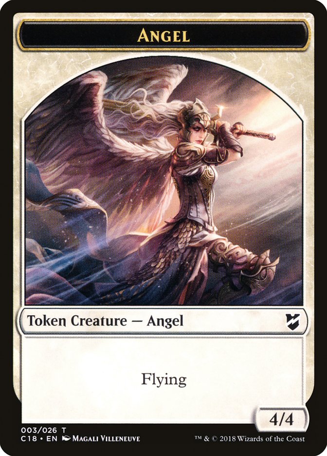 Angel Token [Commander 2018 Tokens] | Anubis Games and Hobby