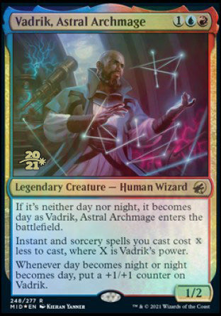 Vadrik, Astral Archmage [Innistrad: Midnight Hunt Prerelease Promos] | Anubis Games and Hobby