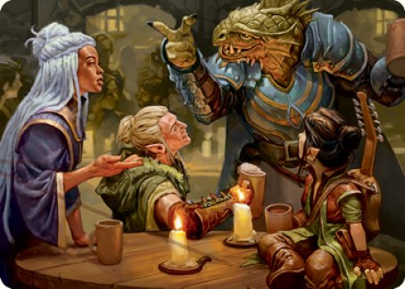 You Meet in a Tavern Art Card [Dungeons & Dragons: Adventures in the Forgotten Realms Art Series] | Anubis Games and Hobby