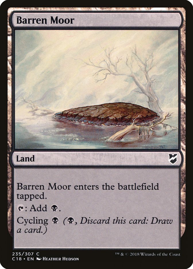 Barren Moor [Commander 2018] | Anubis Games and Hobby
