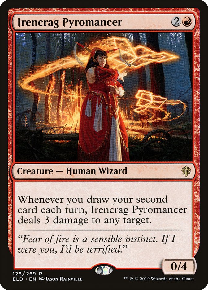 Irencrag Pyromancer [Throne of Eldraine] | Anubis Games and Hobby