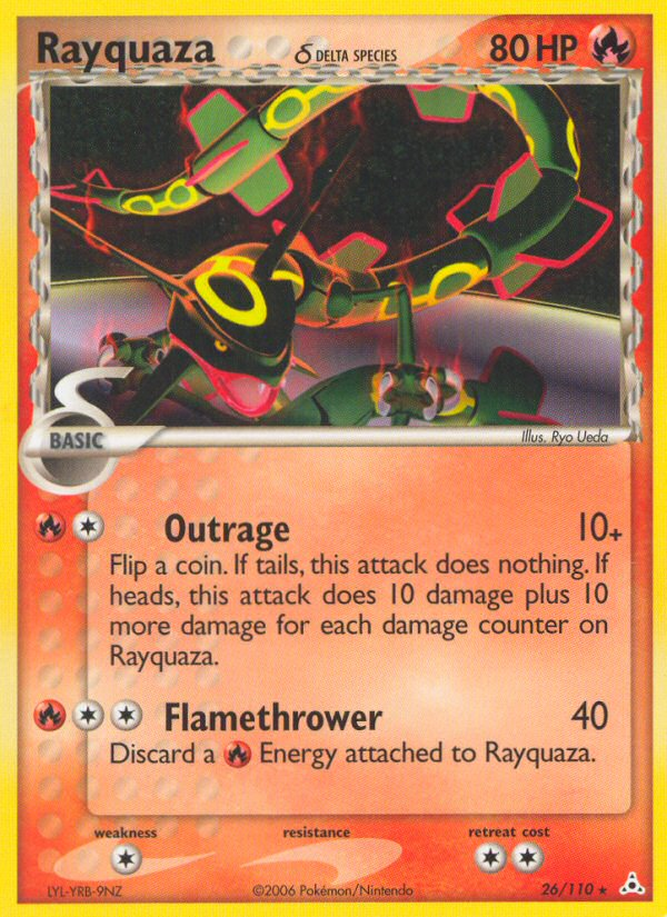 Rayquaza (26/110) (Delta Species) [EX: Holon Phantoms] | Anubis Games and Hobby