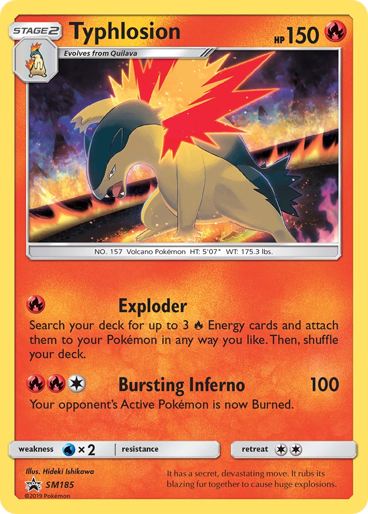 Typhlosion (SM185) [Sun & Moon: Black Star Promos] | Anubis Games and Hobby