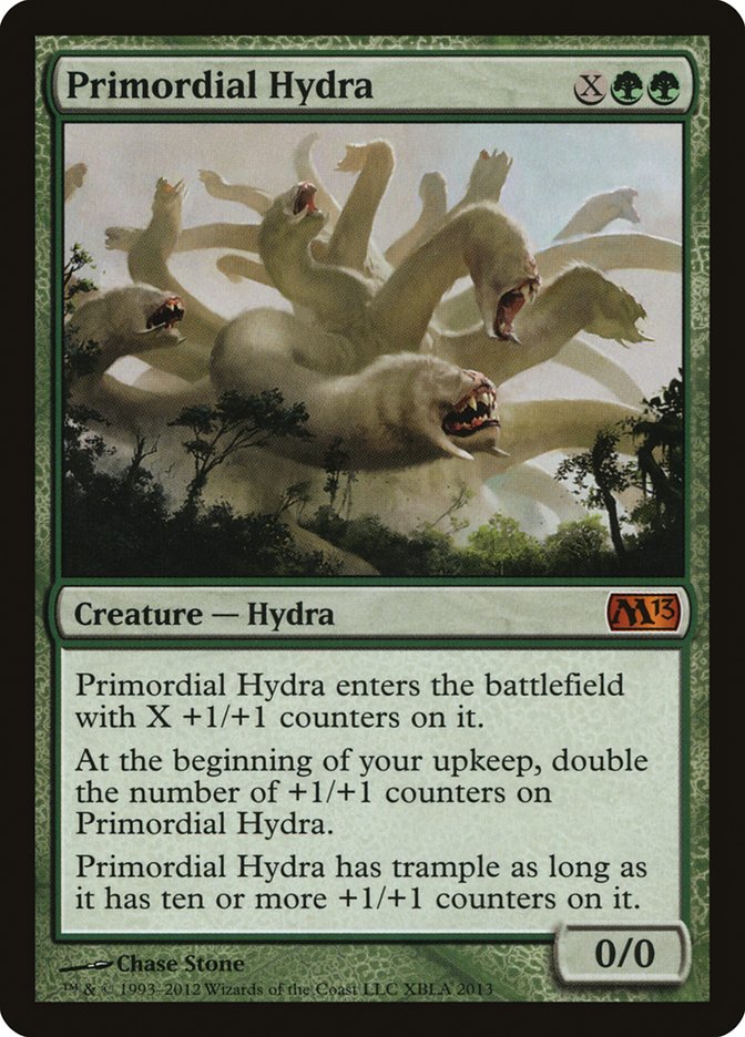 Primordial Hydra (Duels of the Planeswalkers Promos) [Duels of the Planeswalkers Promos 2013] | Anubis Games and Hobby