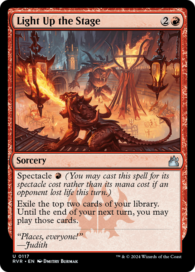 Light Up the Stage [Ravnica Remastered] | Anubis Games and Hobby