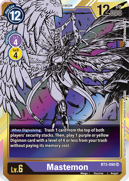 Mastemon [BT3-090] (Alternate Art) [Release Special Booster Ver.1.5] | Anubis Games and Hobby