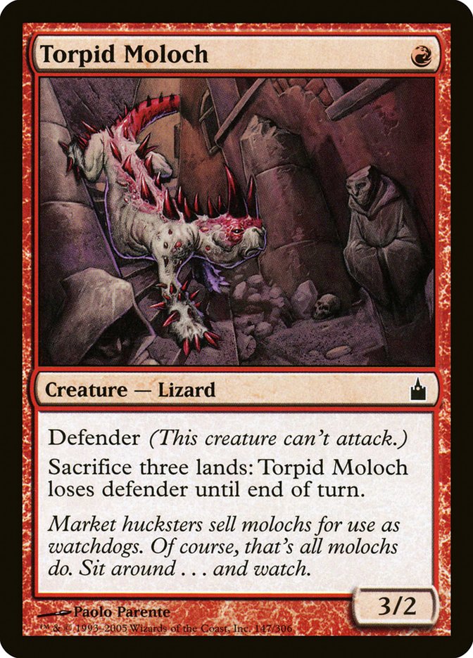 Torpid Moloch [Ravnica: City of Guilds] | Anubis Games and Hobby