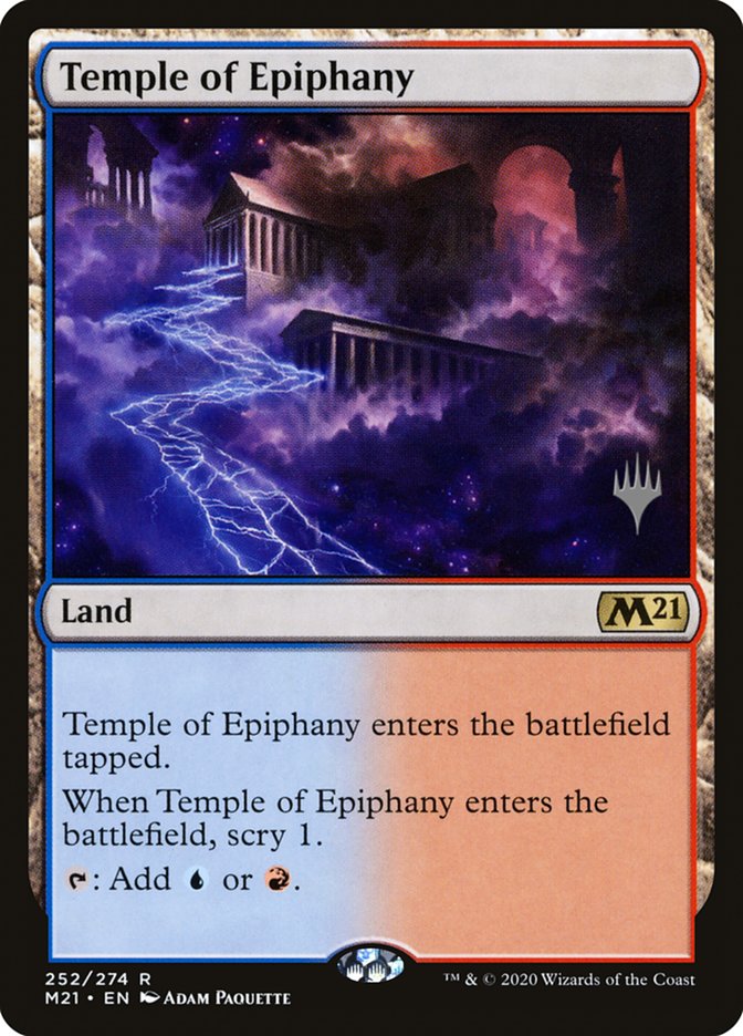 Temple of Epiphany (Promo Pack) [Core Set 2021 Promos] | Anubis Games and Hobby