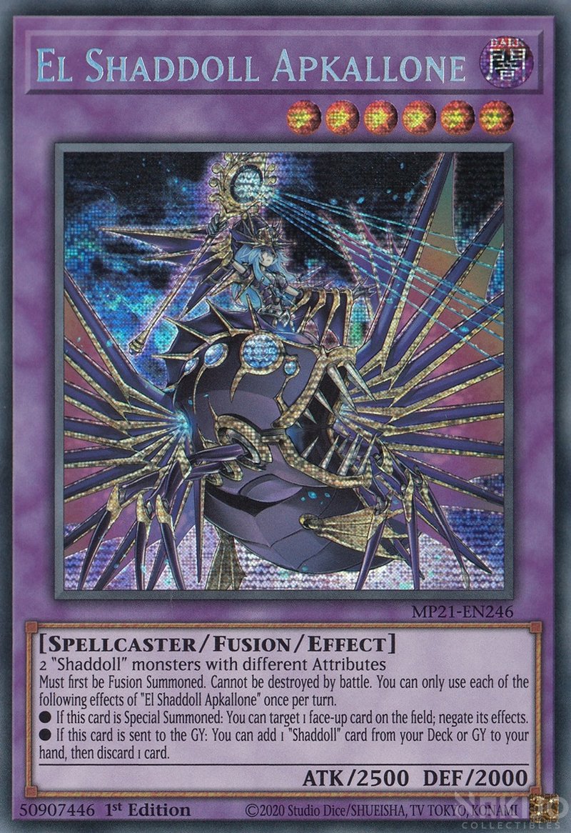 El Shaddoll Apkallone [MP21-EN246] Prismatic Secret Rare | Anubis Games and Hobby