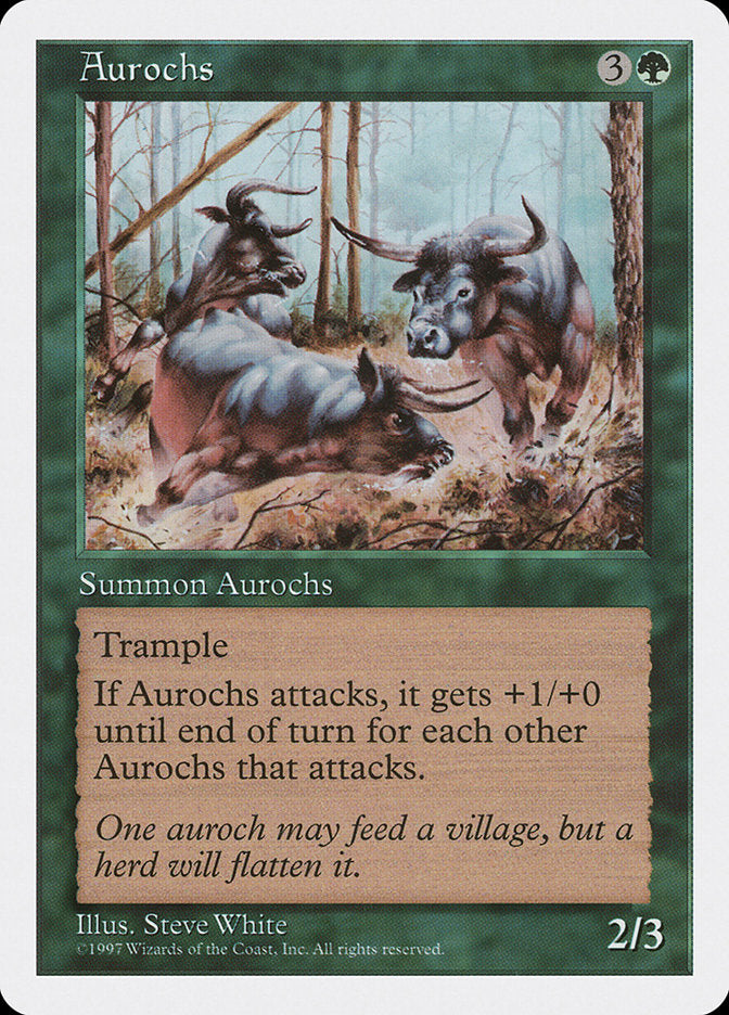 Aurochs [Fifth Edition] | Anubis Games and Hobby