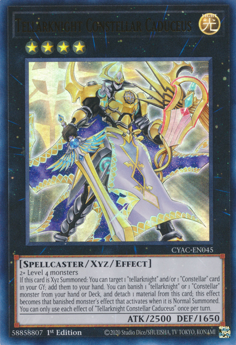 Tellarknight Constellar Caduceus [CYAC-EN045] Ultra Rare | Anubis Games and Hobby