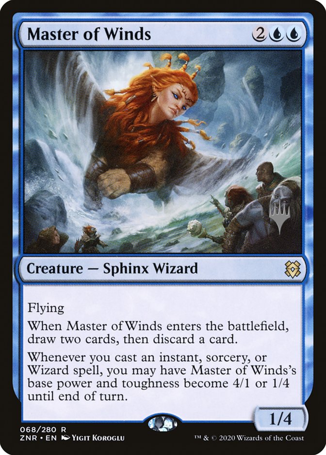 Master of Winds (Promo Pack) [Zendikar Rising Promos] | Anubis Games and Hobby