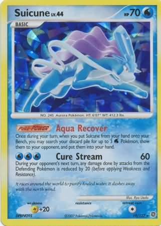 Suicune (19/132) (Cracked Ice Holo) [Diamond & Pearl: Secret Wonders] | Anubis Games and Hobby