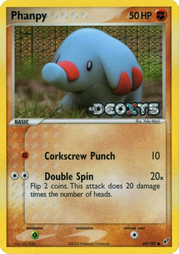 Phanpy (69/107) (Stamped) [EX: Deoxys] | Anubis Games and Hobby