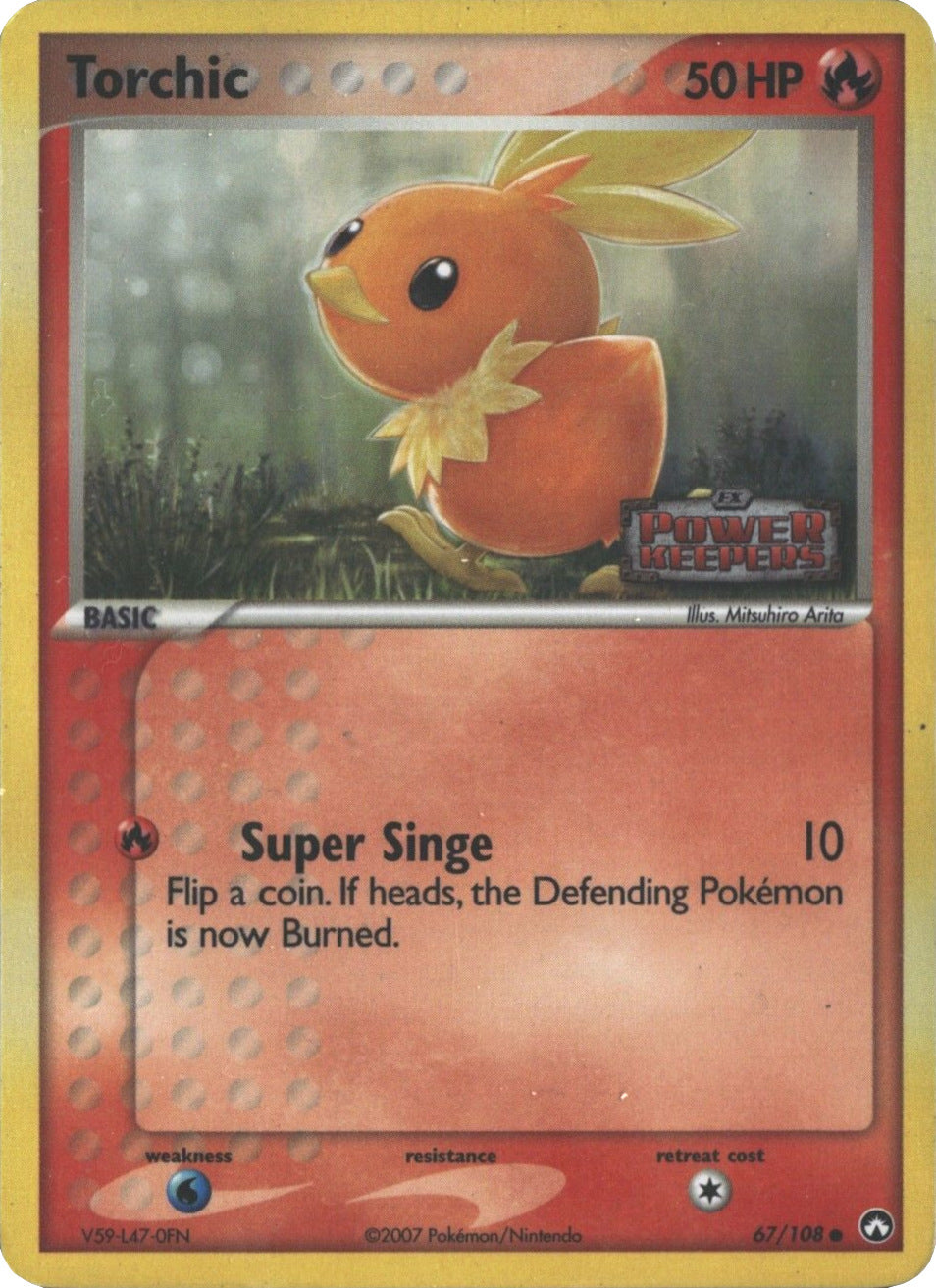 Torchic (67/108) (Stamped) [EX: Power Keepers] | Anubis Games and Hobby