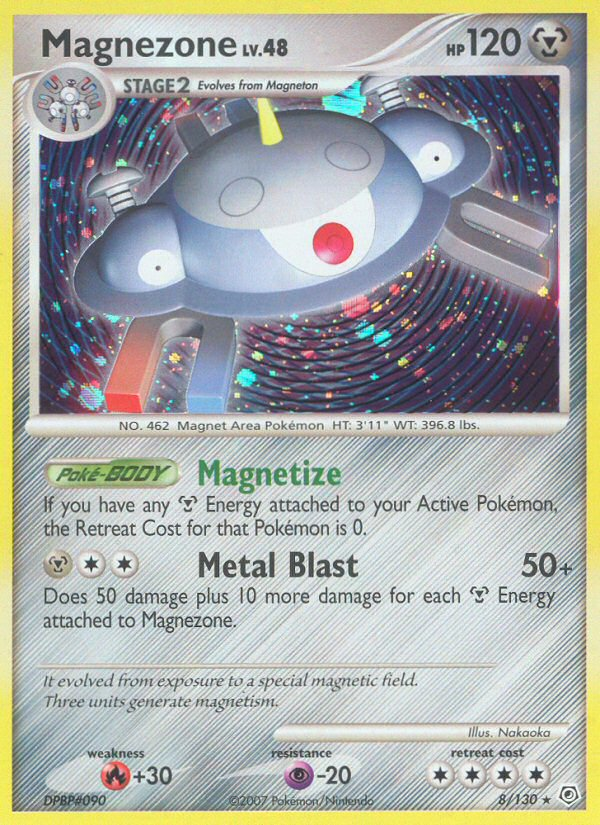 Magnezone (8/130) [Diamond & Pearl: Base Set] | Anubis Games and Hobby