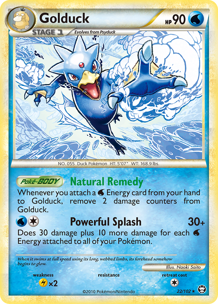 Golduck (22/102) [HeartGold & SoulSilver: Triumphant] | Anubis Games and Hobby