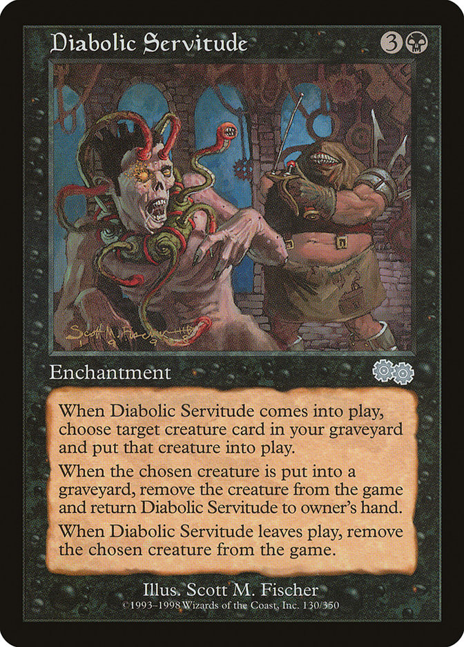 Diabolic Servitude [Urza's Saga] | Anubis Games and Hobby