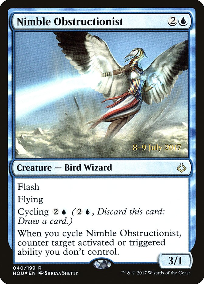 Nimble Obstructionist [Hour of Devastation Prerelease Promos] | Anubis Games and Hobby