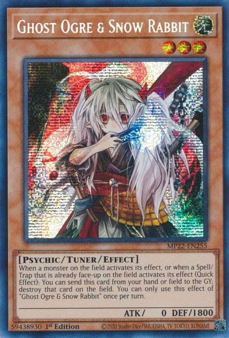 Ghost Ogre & Snow Rabbit [MP22-EN255] Prismatic Secret Rare | Anubis Games and Hobby