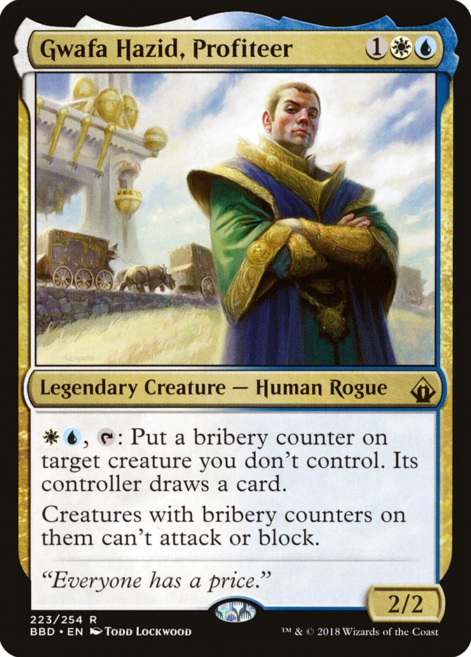 Gwafa Hazid, Profiteer [Battlebond] | Anubis Games and Hobby