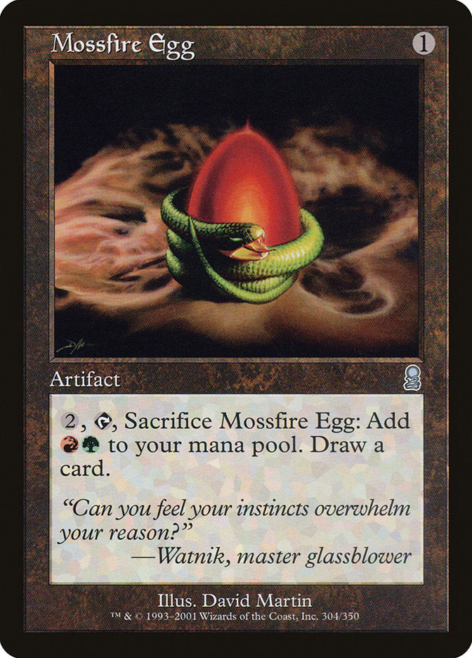 Mossfire Egg [Odyssey] | Anubis Games and Hobby