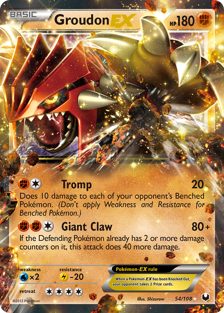 Groudon EX (54/108) [Black & White: Dark Explorers] | Anubis Games and Hobby