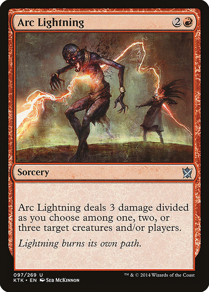 Arc Lightning [Khans of Tarkir] | Anubis Games and Hobby