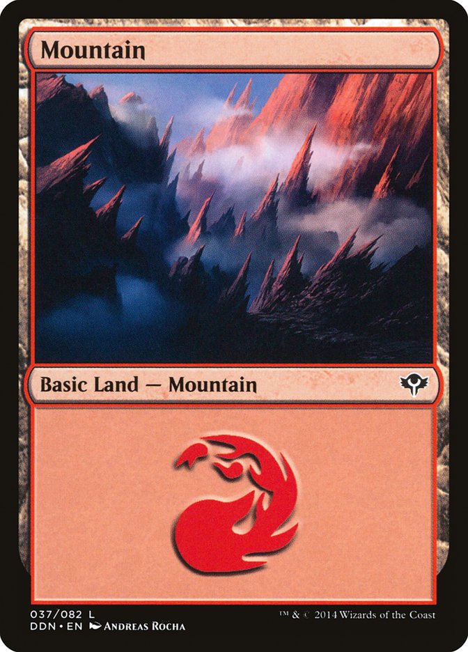 Mountain (37) [Duel Decks: Speed vs. Cunning] | Anubis Games and Hobby