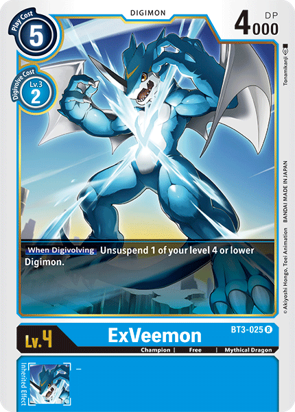 ExVeemon [BT3-025] [Release Special Booster Ver.1.5] | Anubis Games and Hobby