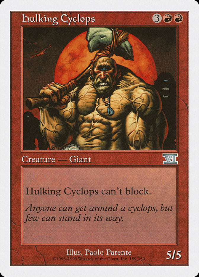 Hulking Cyclops [Classic Sixth Edition] | Anubis Games and Hobby