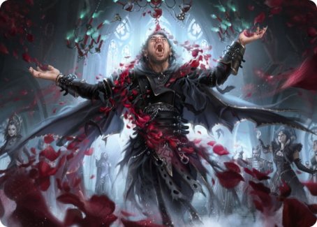 Bloodsoaked Reveler Art Card [Innistrad: Crimson Vow Art Series] | Anubis Games and Hobby