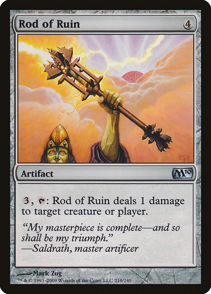 Rod of Ruin [Magic 2010] | Anubis Games and Hobby