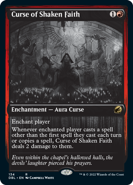 Curse of Shaken Faith [Innistrad: Double Feature] | Anubis Games and Hobby