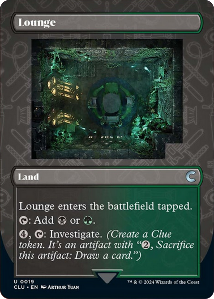 Lounge (Borderless) [Ravnica: Clue Edition] | Anubis Games and Hobby