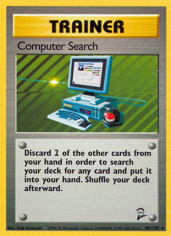 Computer Search (101/130) [Base Set 2] | Anubis Games and Hobby