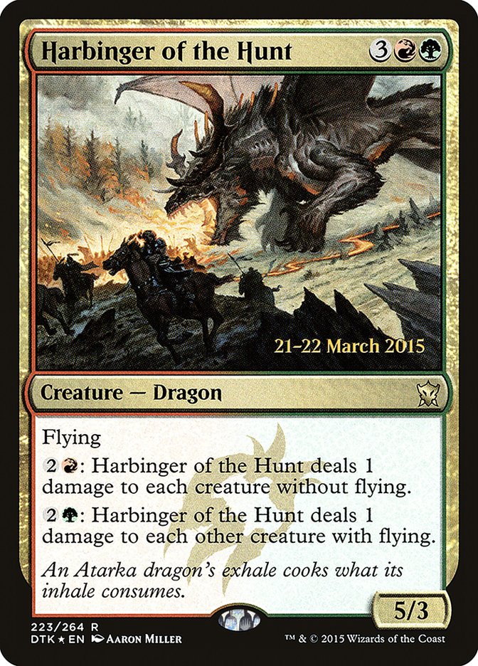 Harbinger of the Hunt [Dragons of Tarkir Prerelease Promos] | Anubis Games and Hobby