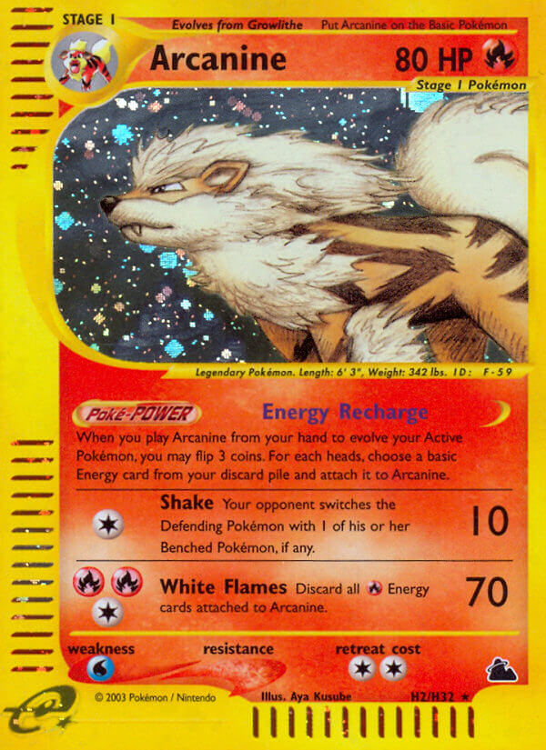 Arcanine (H2/H32) [Skyridge] | Anubis Games and Hobby
