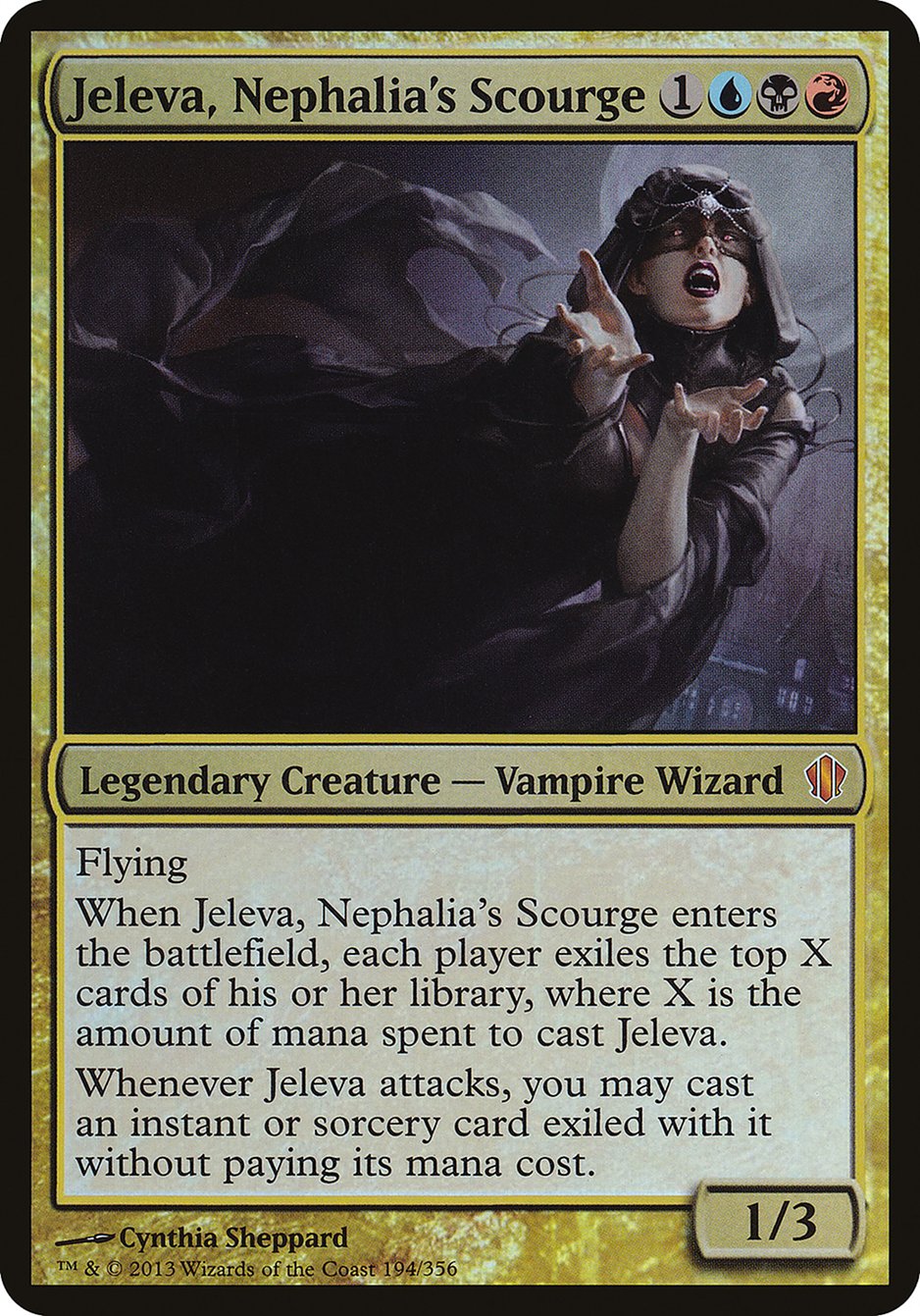 Jeleva, Nephalia's Scourge (Oversized) [Commander 2013 Oversized] | Anubis Games and Hobby