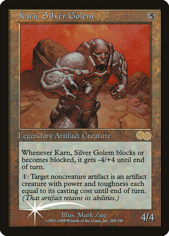 Karn, Silver Golem [Arena League 1999] | Anubis Games and Hobby