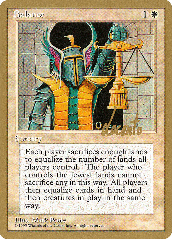 Balance (Michael Loconto) [Pro Tour Collector Set] | Anubis Games and Hobby