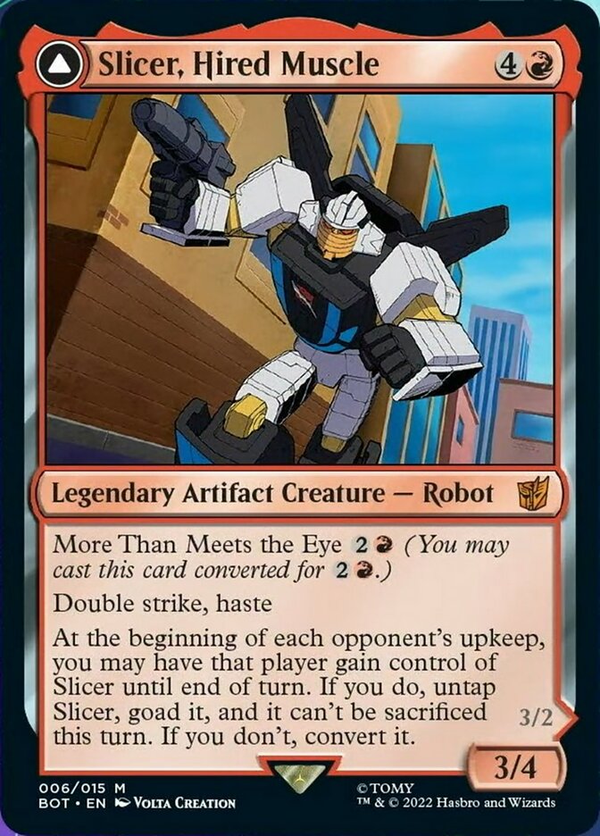 Slicer, Hired Muscle // Slicer, High-Speed Antagonist [Transformers] | Anubis Games and Hobby