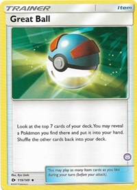 Great Ball (119/149) (Deck Exclusive #25) [Sun & Moon: Trainer Kit - Alolan Sandslash] | Anubis Games and Hobby