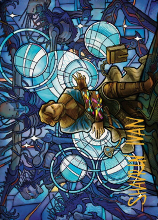 Raff, Weatherlight Stalwart Art Card (Gold-Stamped Signature) [Dominaria United Art Series] | Anubis Games and Hobby