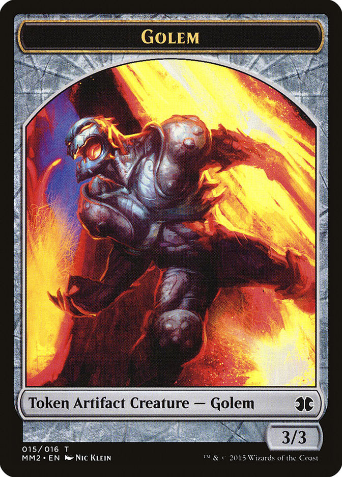 Golem Token [Modern Masters 2015 Tokens] | Anubis Games and Hobby