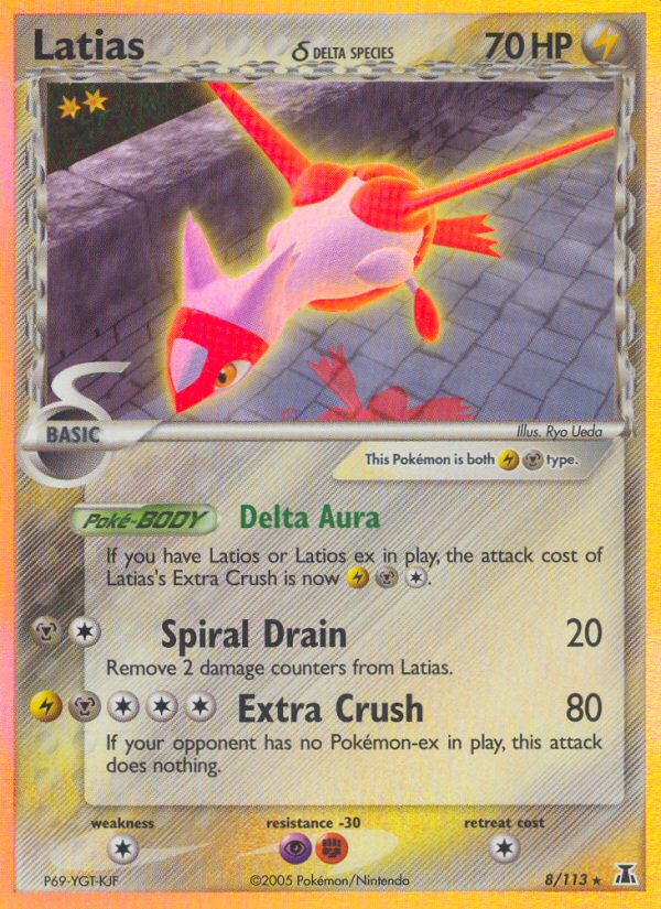 Latias (8/113) (Delta Species) [EX: Delta Species] | Anubis Games and Hobby